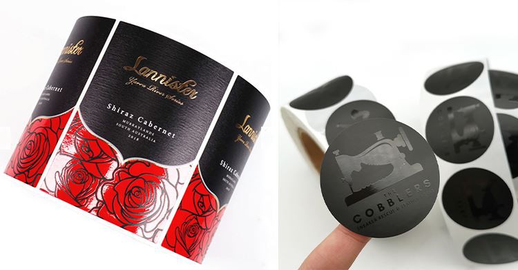 Spot UV Sticker Labels