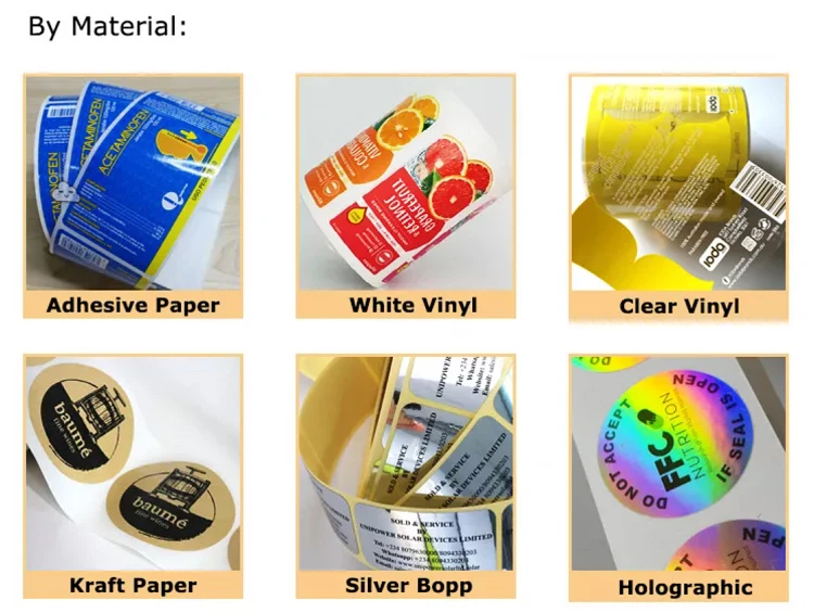self adhesive label material