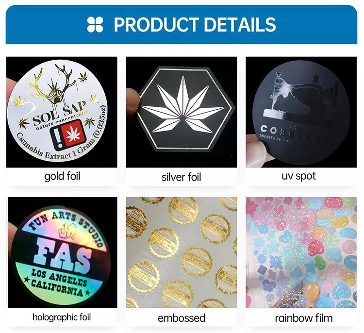 holographic sticker labels material