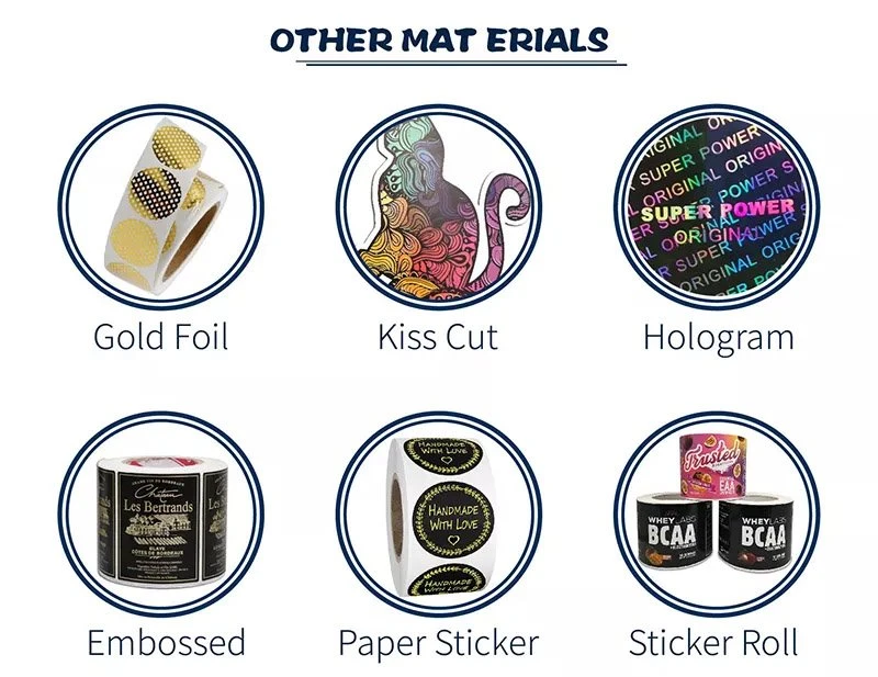 Surface finishing for Shiny Metallic Logo Stickers