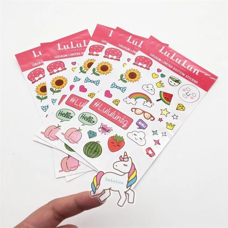 custom kiss cut sticker sheets