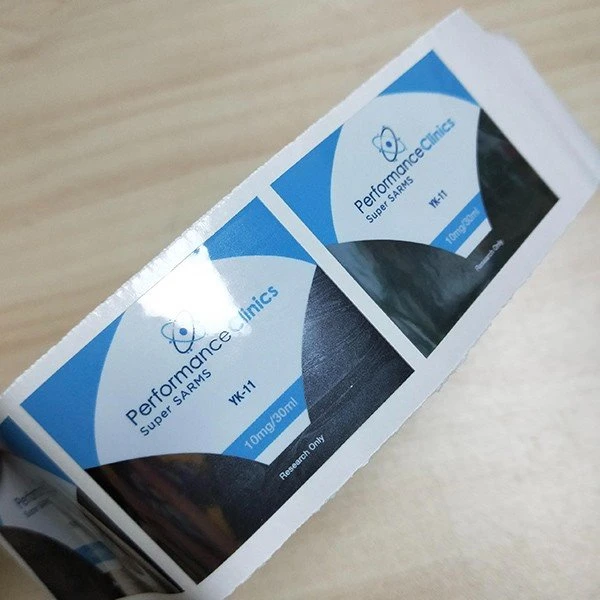 Shiny Metallic Logo Stickers