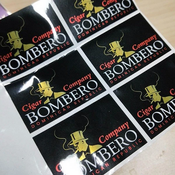 Shiny Metallic Logo Stickers
