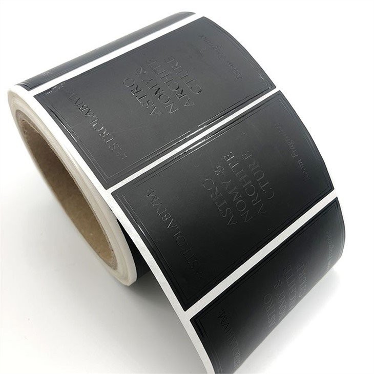 waterproof vinyl Spot UV labels roll